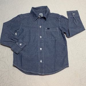 3T (4/$20) Denim-Look Casual Shirt by Carter’s
